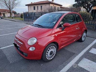 Usata Fiat 500 Lounge 69 CV (50 kW) 2010 Rosso Utilitaria