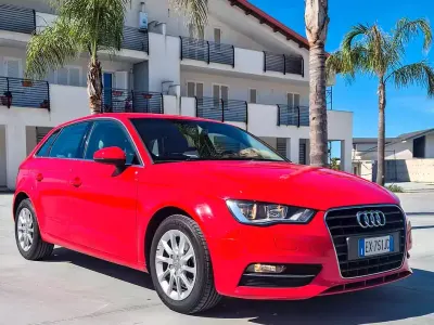 Usata Audi A3 110 CV (80 kW) 2014 Rosso Berlina
