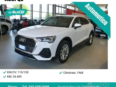 Usata Audi Q3 Advanced 150 CV (110 kW) 2024 Bianco SUV