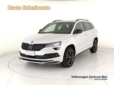 Usata Skoda Karoq SportLine 116 CV (85 kW) 2021 Bianco SUV