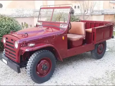 Usata Fiat Campagnola 1950 Rosso