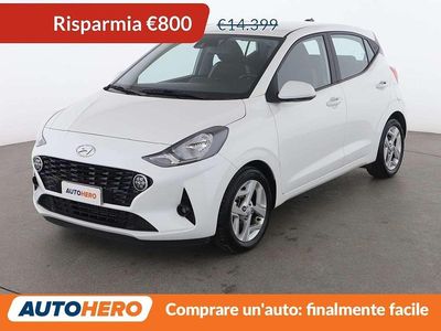 Usata Hyundai i10 67 CV (49 kW) 2022 Bianco Utilitaria