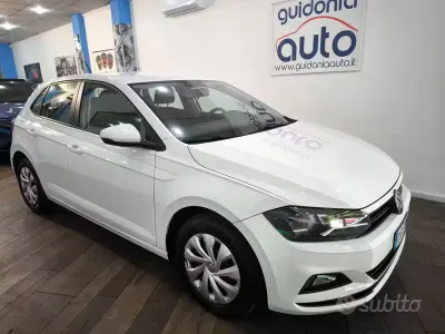 Usata VW Polo Trendline 65 CV (47 kW) 2017 Bianco Berlina