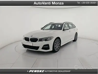 Usata BMW 318 M Sport 150 CV (110 kW) 2021 Bianco Station wagon