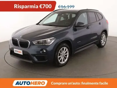 Usata BMW X1 Advantage 150 CV (110 kW) 2017 Grigio SUV