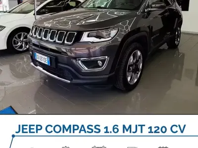 Usata Jeep Compass Limited 120 CV (88 kW) 2018 Grigio SUV