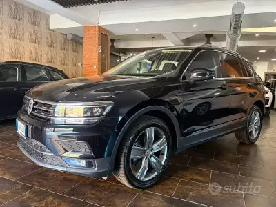 Usata VW Tiguan Style 150 CV (110 kW) 2018 Nero SUV