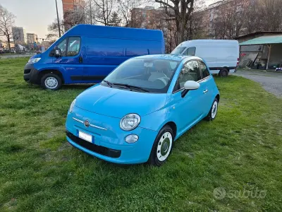 Usata Fiat 500 69 CV (50 kW) 2014 Blu Berlina