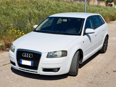 Usata Audi A3 140 CV (102 kW) 2010 Bianco Utilitaria
