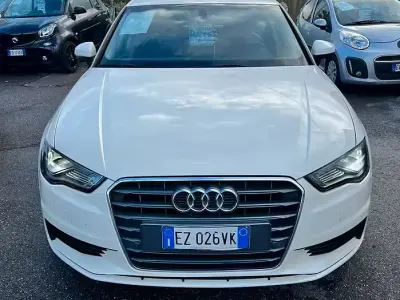 Usata Audi A3 Attraction 110 CV (80 kW) 2015 Bianco Berlina