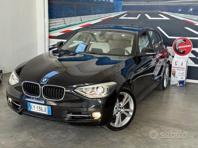 Usata BMW 120 Sport Line 184 CV (135 kW) 2015 Nero Utilitaria
