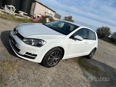 Usata VW Golf VII 110 CV (80 kW) 2015 Bianco Berlina