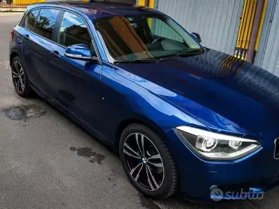 Usata BMW 114 95 CV (69 kW) 2013 Blu Utilitaria