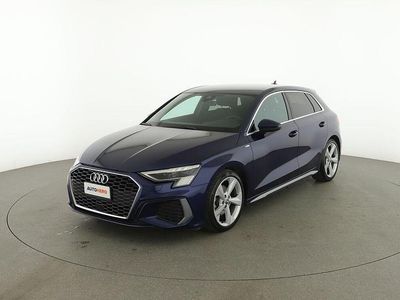Usata Audi A3 Sportback e-tron S-Line 150 CV (110 kW) 2021 Blu Utilitaria