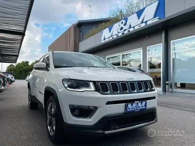Usata Jeep Compass Limited 140 CV (102 kW) 2018 Bianco SUV