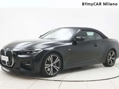 Usata BMW 420 Cabriolet M Sport 190 CV (139 kW) 2021 Nero zaffiro Cabrio