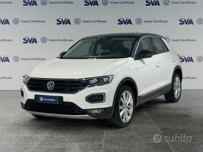 Usata VW T-Roc Advance 116 CV (85 kW) 2020 Bianco SUV