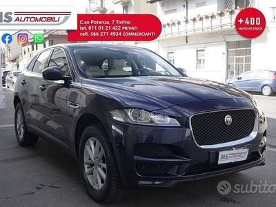 Usata Jaguar F-Pace Portfolio 180 CV (132 kW) 2017 Blu scuro SUV