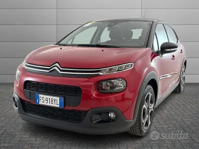 Usata Citroën C3 PureTech 83 CV (61 kW) 2019 Rosso Utilitaria