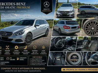 Begagnad Mercedes 250 204 HK (150 kW) 2013 Silver Kombi