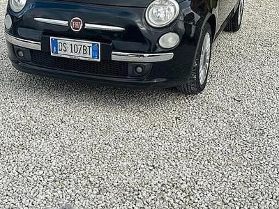 Usata Fiat 500 Lounge 69 CV (50 kW) 2008 Nero Berlina