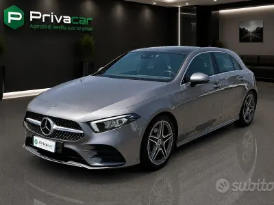 Usata Mercedes A180 Premium 116 CV (85 kW) 2018 Grigio Utilitaria