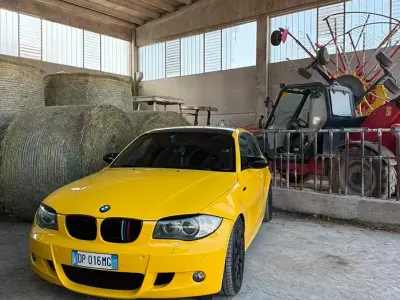 Usata BMW 123 M Sport 204 CV (150 kW) 2008 Giallo Utilitaria