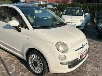 Usata Fiat 500 Lounge 69 CV (50 kW) 2008 Bianco Berlina