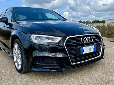 Usata Audi A3 S-Line 184 CV (135 kW) 2018 Nero Berlina
