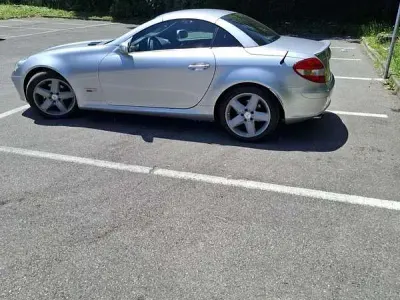 Usata Mercedes SLK200 Chrome 163 CV (119 kW) 2006 Argento Cabrio
