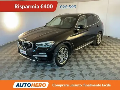 Brugt BMW X3 Luxury Line 190 HK (139 kW) 2018 Sort SUV