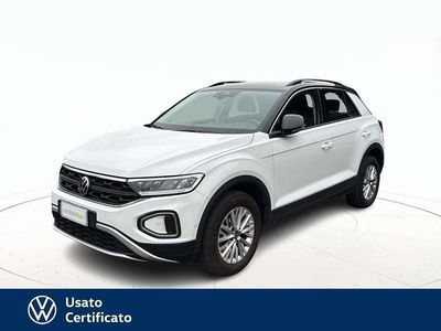 Bianco pastello Usata 2022 VW T-Roc Life SUV | 23.500 € (Buon prezzo)
