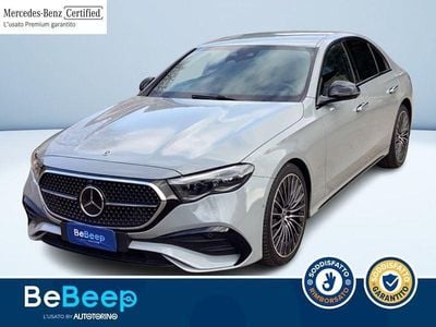 Usata Mercedes E220 Advanced Plus 197 CV (144 kW) 2024 Argento pastello Berlina