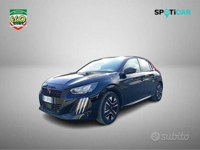 Usata Peugeot 208 Allure 101 CV (74 kW) 2025 Nero Utilitaria