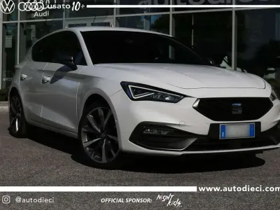 Usata Seat Leon FR 131 CV (96 kW) 2020 Bianco Berlina