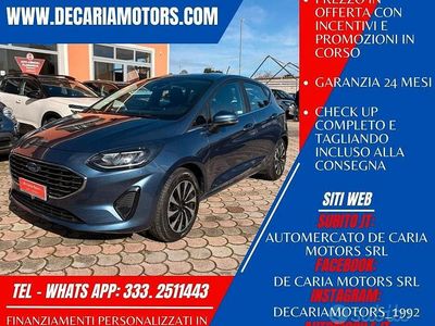 Usata Ford Fiesta Titanium 75 CV (55 kW) 2023 Blu Utilitaria