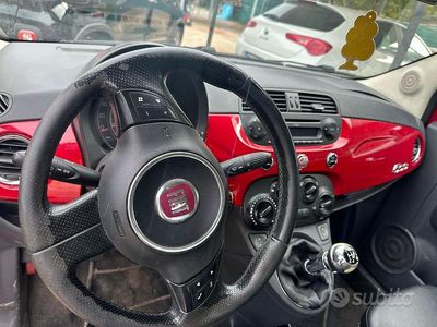 Usata Fiat 500 2009 Rosso Cabrio