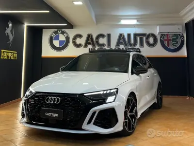 Usata Audi A3 400 CV (294 kW) 2021 Bianco Berlina