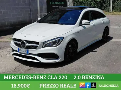 Usata Mercedes CLA220 Shooting Brake AMG line 184 CV (135 kW) 2017 Bianco Station wagon