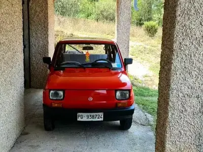 Usata Fiat 126 25 CV (18 kW) 1989 Rosso Utilitaria