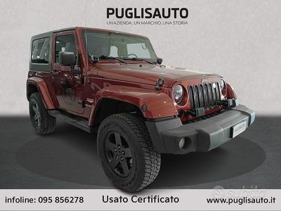 Usata Jeep Wrangler Sahara 177 CV (130 kW) 2007 Rosso SUV