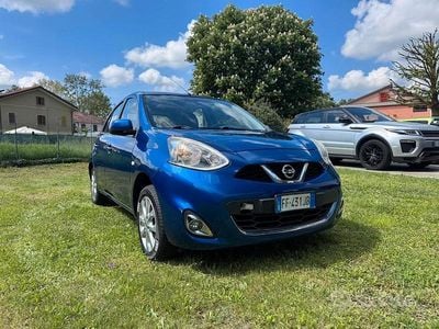 Gebraucht Nissan Micra Acenta 80 PS (58 kW) 2016 Blau Kleinwagen