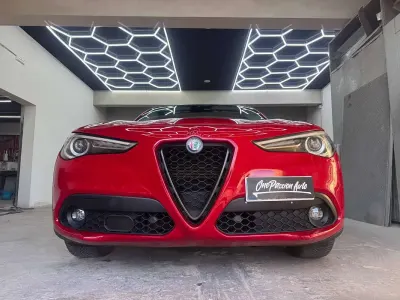 Usata Alfa Romeo Stelvio 190 CV (139 kW) 2019 Rosso SUV