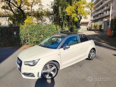 Usata Audi A1 S-Line 110 CV (80 kW) 2012 Bianco Utilitaria