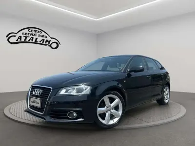 Usata Audi A3 S-Line 105 CV (77 kW) 2011 Nero Utilitaria