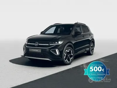 Nuova VW T-Cross R-line Plus 115 CV (84 kW) 2026 Nero SUV