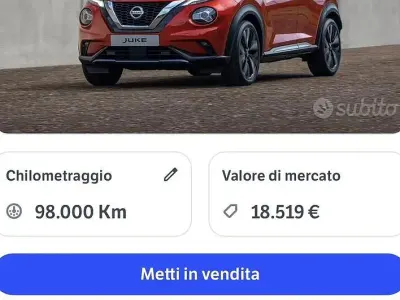 Usata Nissan Juke N-Connecta 114 CV (83 kW) 2022 Bianco SUV