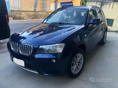 Begagnad BMW X3 184 HK (135 kW) 2011 Blå SUV