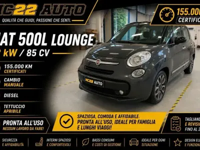 Usata Fiat 500L 84 CV (61 kW) 2014 Grigio Monovolume