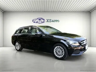 Usata Mercedes C200 Exclusive 136 CV (100 kW) 2015 Nero Station wagon